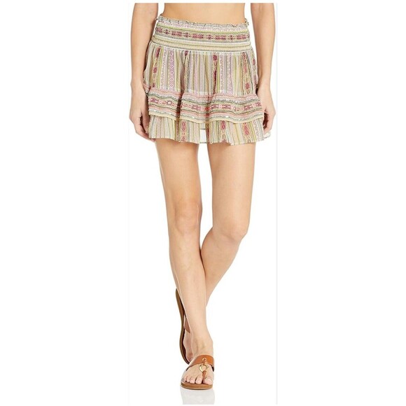 Ramy Brook Dresses & Skirts - Ramy Brook Women's Carlo Embellished Pink Mini Skirt Large MINT FAST SHIPPING